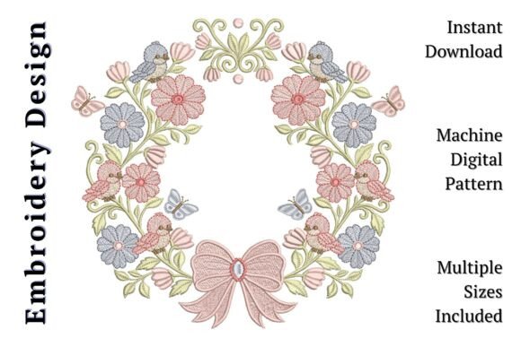 Baby Bird Floral Wreath: A Seasonal Embroidery Review
