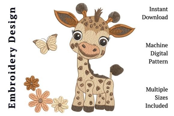 Cute Baby Giraffe Boy with Butterfly Design Review