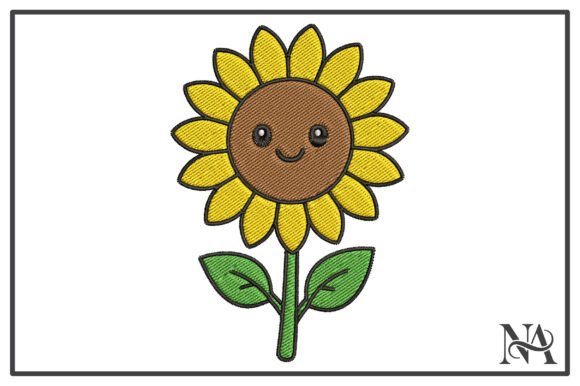 Cute Smiling Sunflower: Apparel Design Review