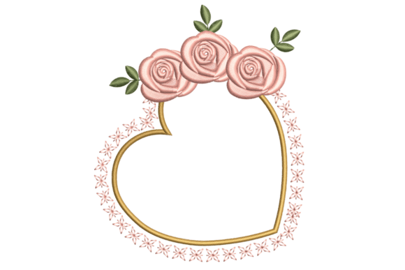 Floral Heart Frame Embroidery Review