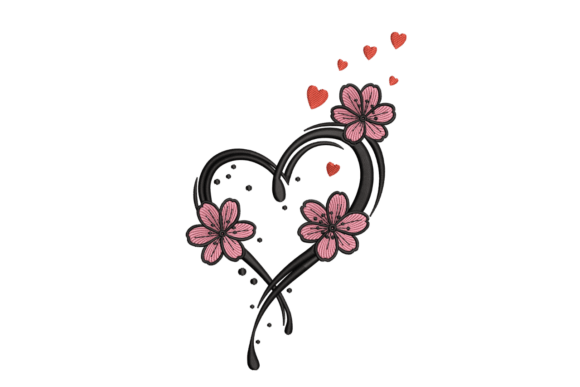 Floral Heart Swirl: Romantic Embroidery Review