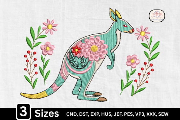 Floral Kangaroo Folk Art: An Etsy Seller's Review