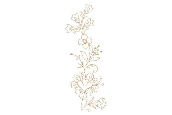 Floral Leaves Embroidery Design Review