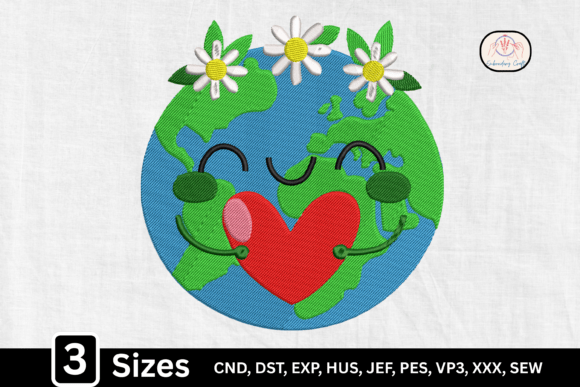 Groovy Floral Kawaii Planet Earth Globe Review
