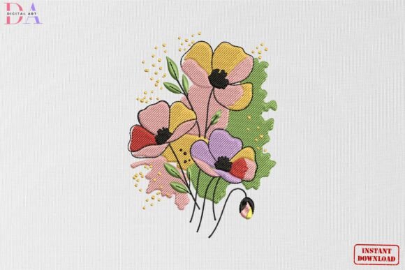 Modern Abstract Floral Bloom: A Craft Fair Review
