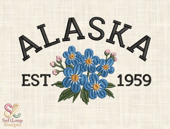 State Flower Machine Embroidery Design Review