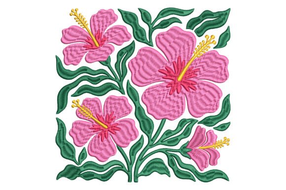 Tropical Hibiscus Embroidery Design Review