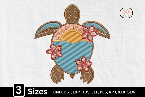 Tropical Summer Sea Turtle: An Embroidery Review