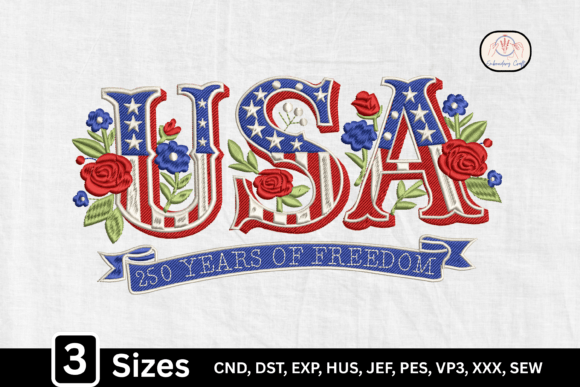 USA 250 Years of Freedom: An Embroidery Review