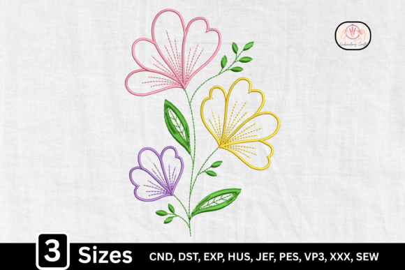 Whimsical Line Art Flower: A Craft Fair Review